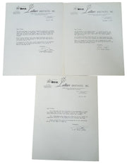 Lattavo Brothers J.R. Rosen American Heritage Etchings W/Envelope Set Of 4