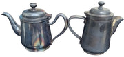 DJ Japan Silverplate Creamer & Mini Tea/Coffee Pot Vintage Collectible Serveware