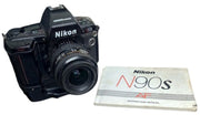 Nikon N90S SLR Camera W/Manual 1994 Vintage Retro Collectible Photography Japan