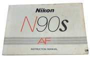 Nikon N90S SLR Camera W/Manual 1994 Vintage Retro Collectible Photography Japan