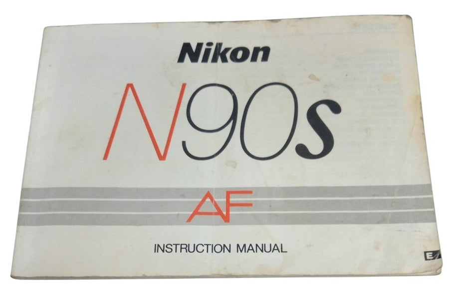 Nikon N90S SLR Camera W/Manual 1994 Vintage Retro Collectible Photography Japan