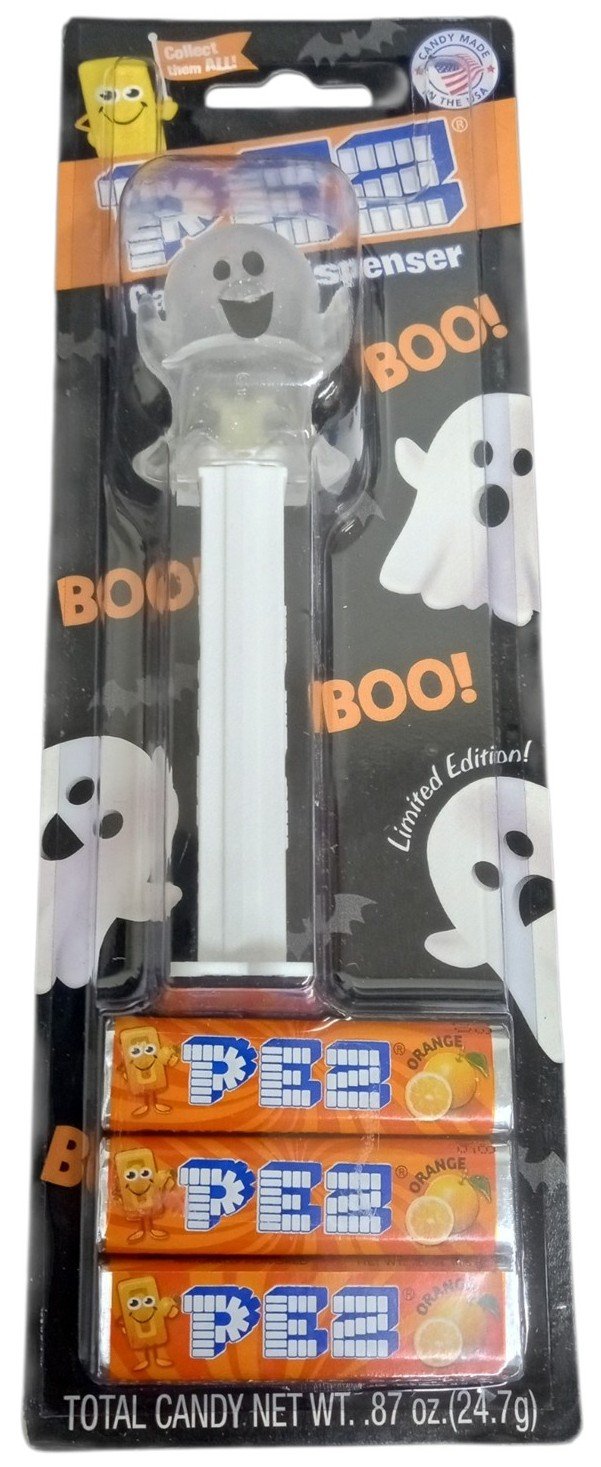 PEZ Halloween Crystal Variant Ghost Sealed 2020s Collectible Spooky Toy Candy