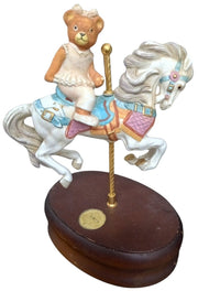 Kmart Carousel Collection Music Box Plays Memory 1990s Retro Collectible