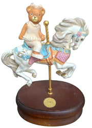 Kmart Carousel Collection Music Box Plays Memory 1990s Retro Collectible