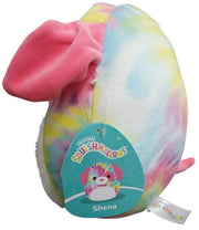 Squishmallows Shena Dog Plushie 8" New With Tags 2023 Tie Dye Pattern Cute