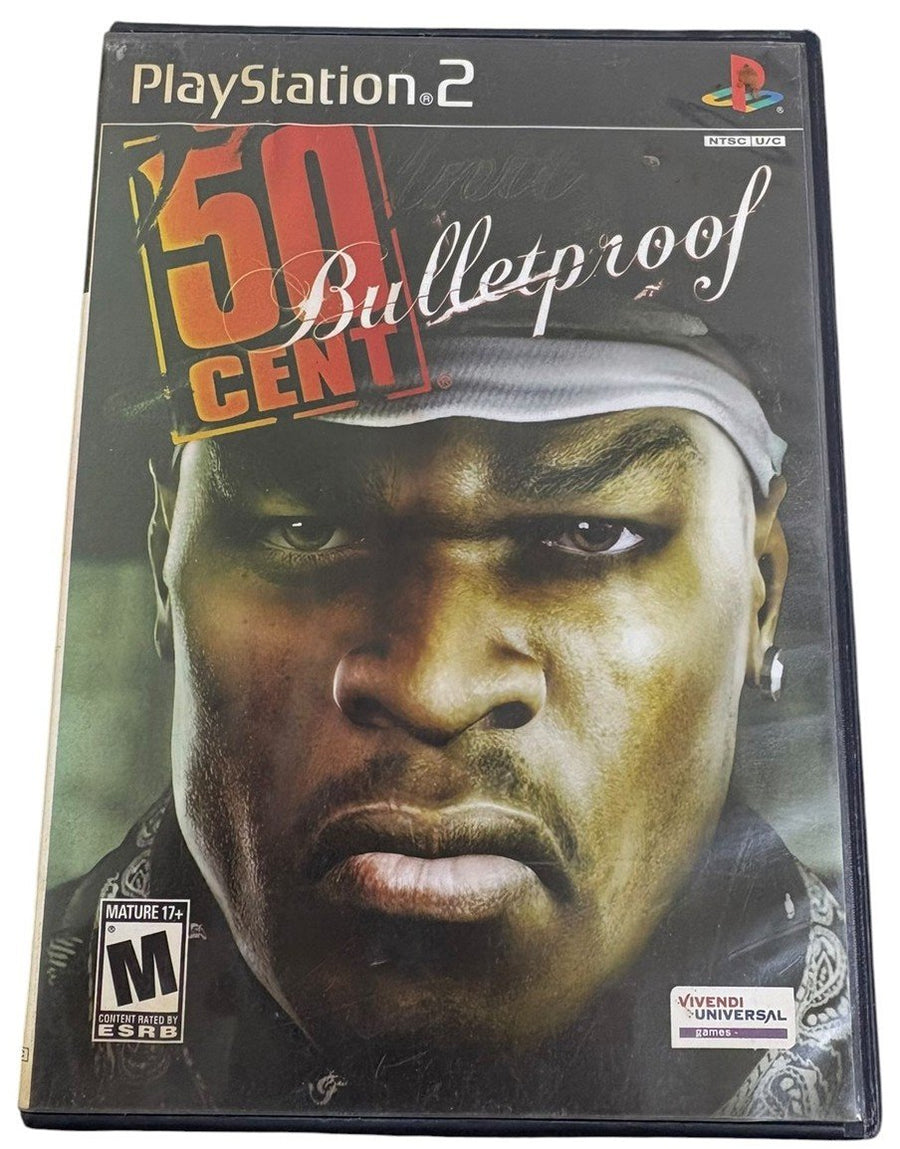 Playstation 2 - 50 Cent Bulletproof With Booklet Third-Person Action Video Game