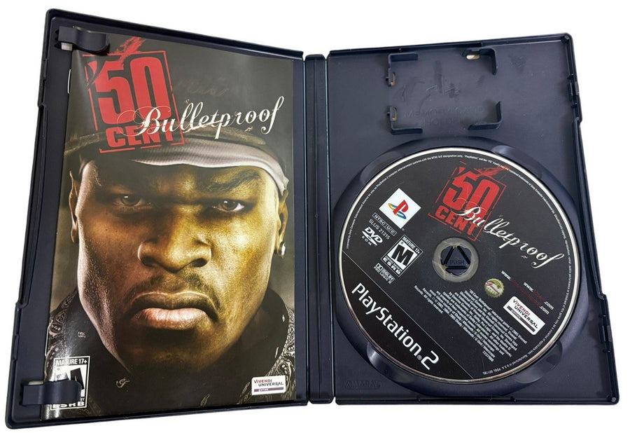 Playstation 2 - 50 Cent Bulletproof With Booklet Third-Person Action Video Game