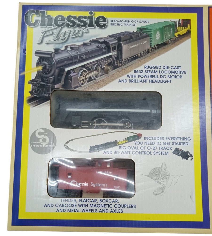 Lionel Chessie Flyer Train Set W/Original Box 1997 Retro Collectible Untested