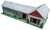 Marx Ranch Tin Dollhouse Likely 1950s Vintage Antique Collectible Toys