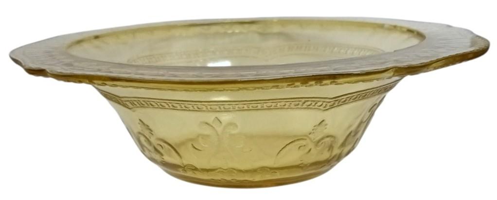 Federal Glass Patrican Depression Amber Dish Set 11 Pc Likely 1930s Vintage