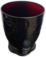 Princess House Ruby Red Fantasia Pillar Vase Likely 1960s Vintage Collectible