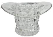 Fostoria Glass Top Hat Likely 1980s Vintage Retro Collectible Nostalgic