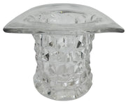 Fostoria Glass Top Hat Likely 1980s Vintage Retro Collectible Nostalgic