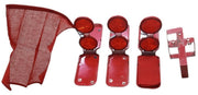 Dietz Road Reflectors W/Carrier Case Likely 1950s Vintage Collectible