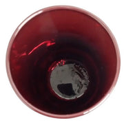 Ruby Red Tau Kappa Epsilon Drinking Glass 1979 Vintage Collectible Fraternal