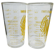 American Auto Stores 50th Anniversary Glasses 1963 Vintage Memorabilia