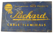 Packard Automotive Cable Terminals Metal Box W/Misc Parts Vintage Industrial