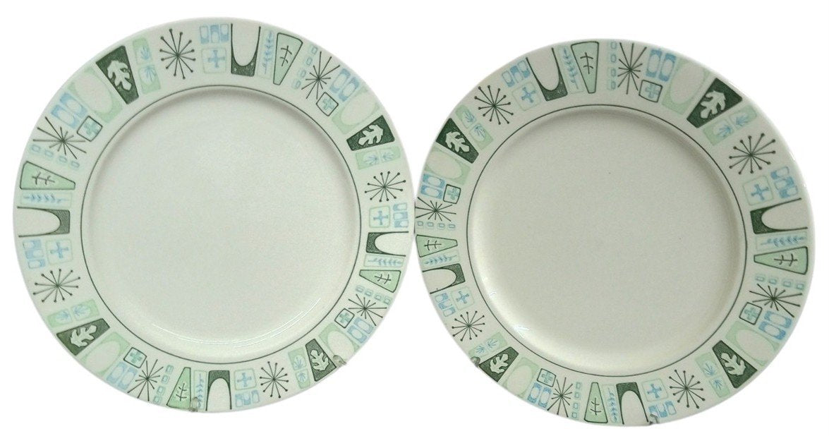 Ts&T Cathay Dinner Plates & 5 Taylor Mugs Vintage Collectible Serveware