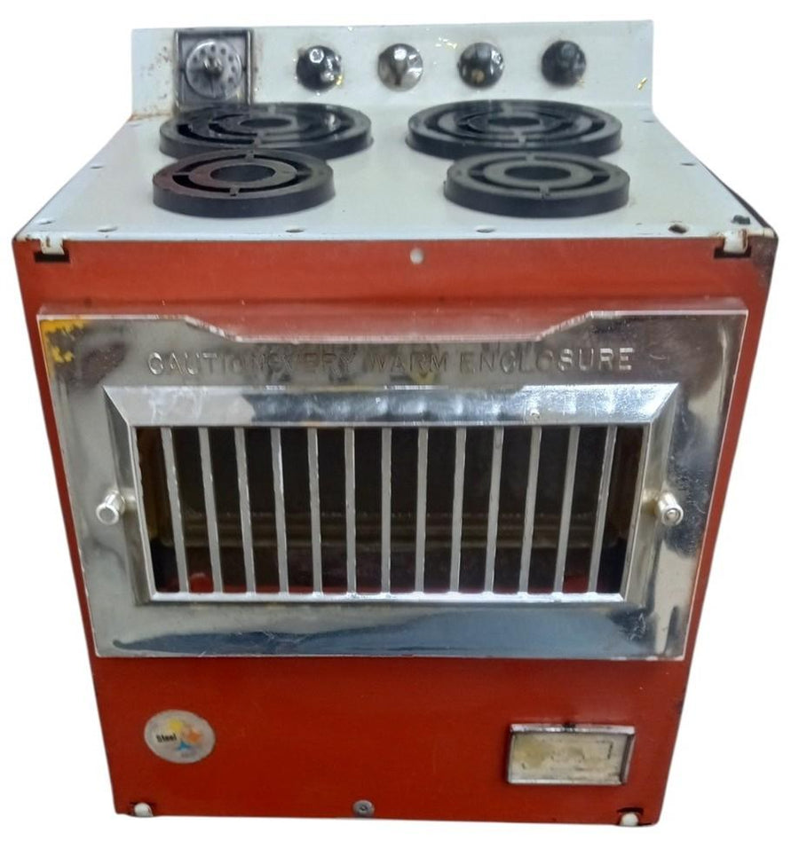 Sears Junior Chef Mini Oven Likely 1950s Vintage Collectible Nostalgic Toy
