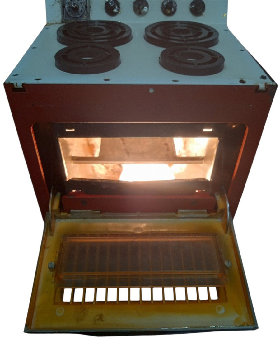Sears Junior Chef Mini Oven Likely 1950s Vintage Collectible Nostalgic Toy