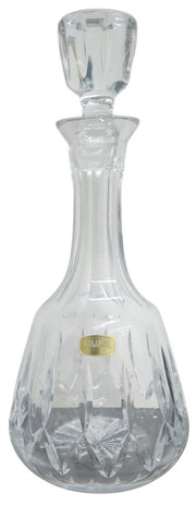 Atlantis Crystal Glass Decanter W/Stopper Vintage Collectible Glassware
