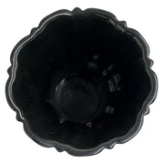 Fiesta - Black Medium Flower Vase Homer Laughlin HLC Ceramic Collectible Decor