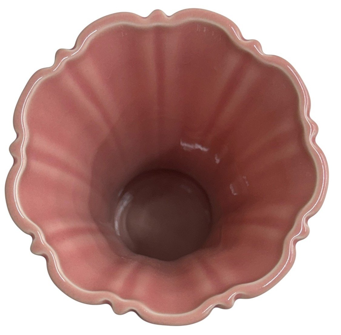 Fiesta - Peony Pink Medium Flower Vase Homer Laughlin HLC Ceramic Collectible Decor