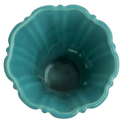 Fiesta - Turquoise Blue Medium Flower Vase Homer Laughlin HLC Ceramic Collectible Decor