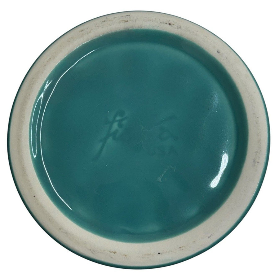 Fiesta - Turquoise Blue Medium Flower Vase Homer Laughlin HLC Ceramic Collectible Decor