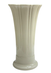 Fiesta - Linen Off-White Medium Flower Vase Homer Laughlin HLC Ceramic Collectible Decor