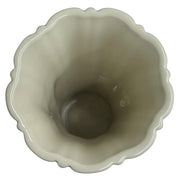 Fiesta - Linen Off-White Medium Flower Vase Homer Laughlin HLC Ceramic Collectible Decor