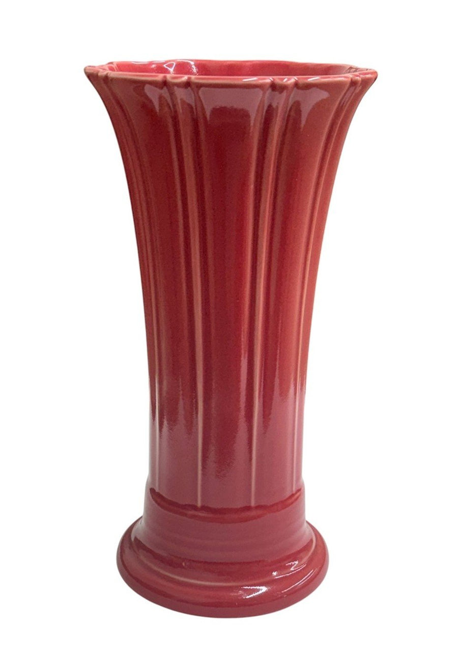 Fiesta - Scarlet Red Medium Flower Vase Homer Laughlin HLC Ceramic Collectible Decor