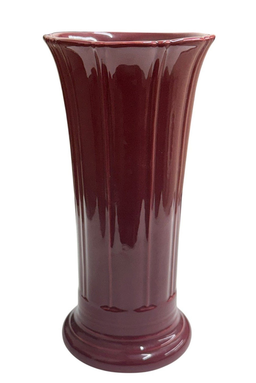 Fiesta - Cinnabar Small Flower Vase Homer Laughlin HLC Ceramic Collectible Decor