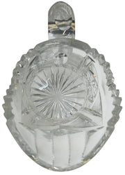 ABP Crystal Glass Pitcher Vintage Collectible Serveware Barware Glassware