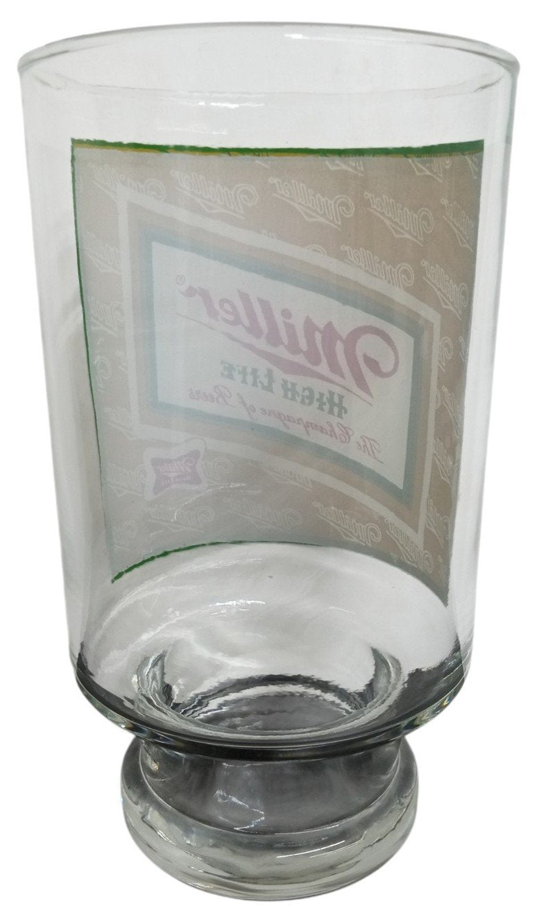 Miller High Life Beer Glass Breweriana Vintage Collectible Nostalgic Drinkware
