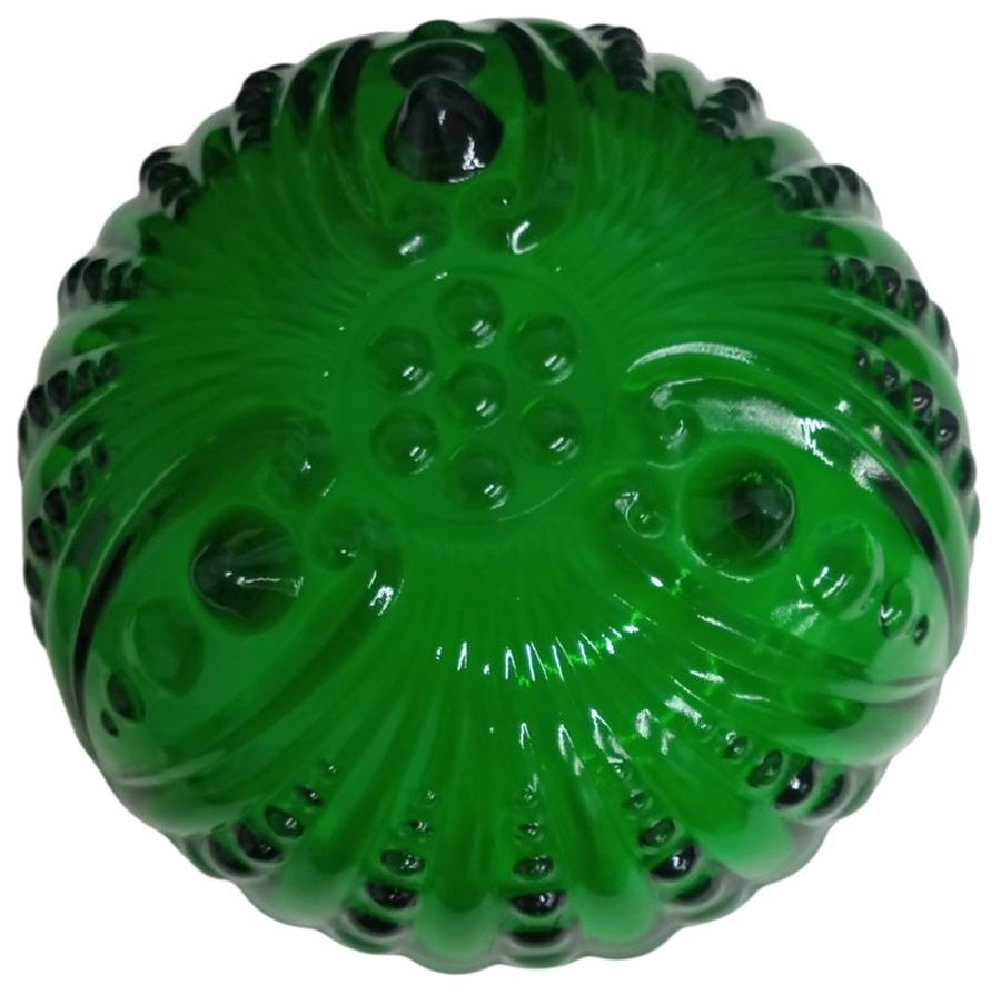 Anchor Hocking Green Burple Vegetable Bowl Likely 1960s Vintage Collectible