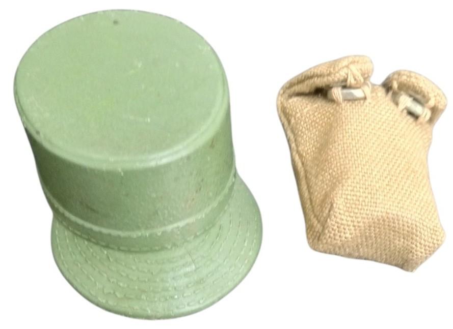 Hasbro GI Joe Field Cap & Canteen Likely 1960s Vintage Collectible Nostalgic