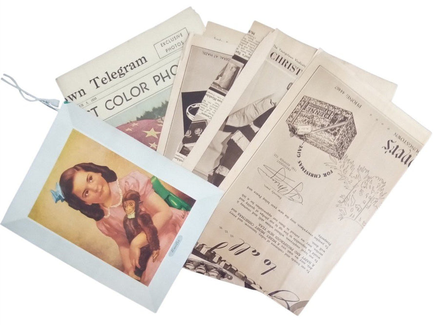 Dionne Quintuplets Scrapbook 1930s-1940s Vintage Collectible Ephemera