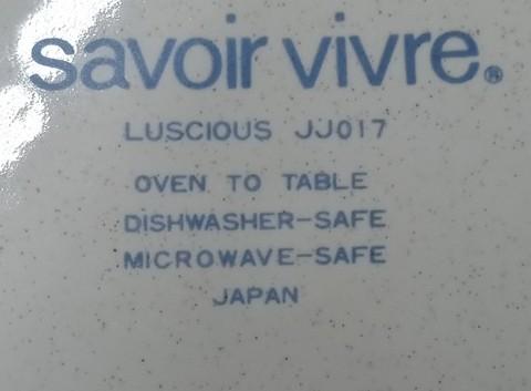 Savoir Vivre Luscious Pattern Pasta Bowls Set Of 3 Retro Collectible Serveware