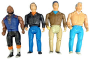 Galoob A-Team Action Figures B.A. Baracus Hannibal Murdock Face Retro 1980s Mr.T