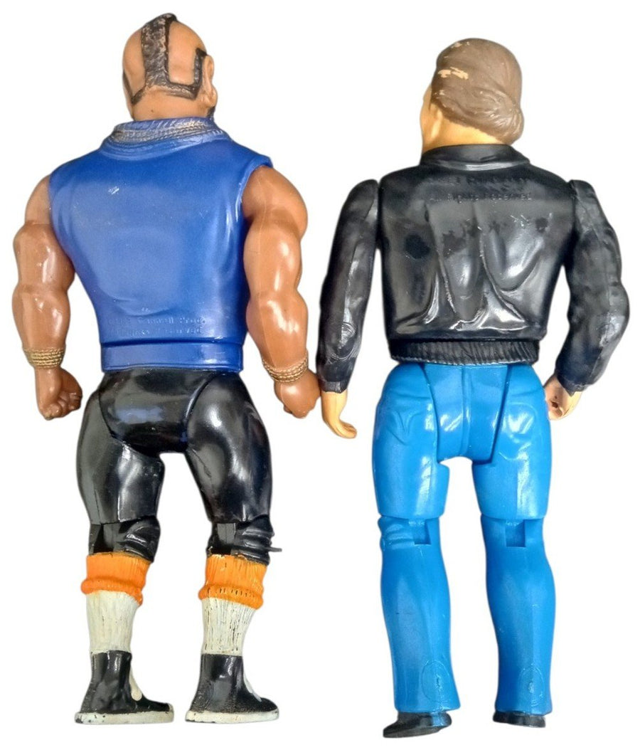 Galoob A-Team Action Figures B.A. Baracus Hannibal Murdock Face Retro 1980s Mr.T