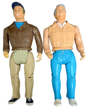 Galoob A-Team Action Figures B.A. Baracus Hannibal Murdock Face Retro 1980s Mr.T