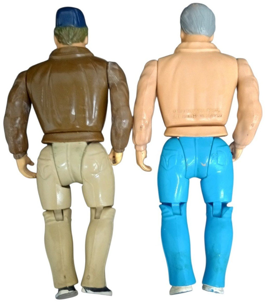Galoob A-Team Action Figures B.A. Baracus Hannibal Murdock Face Retro 1980s Mr.T