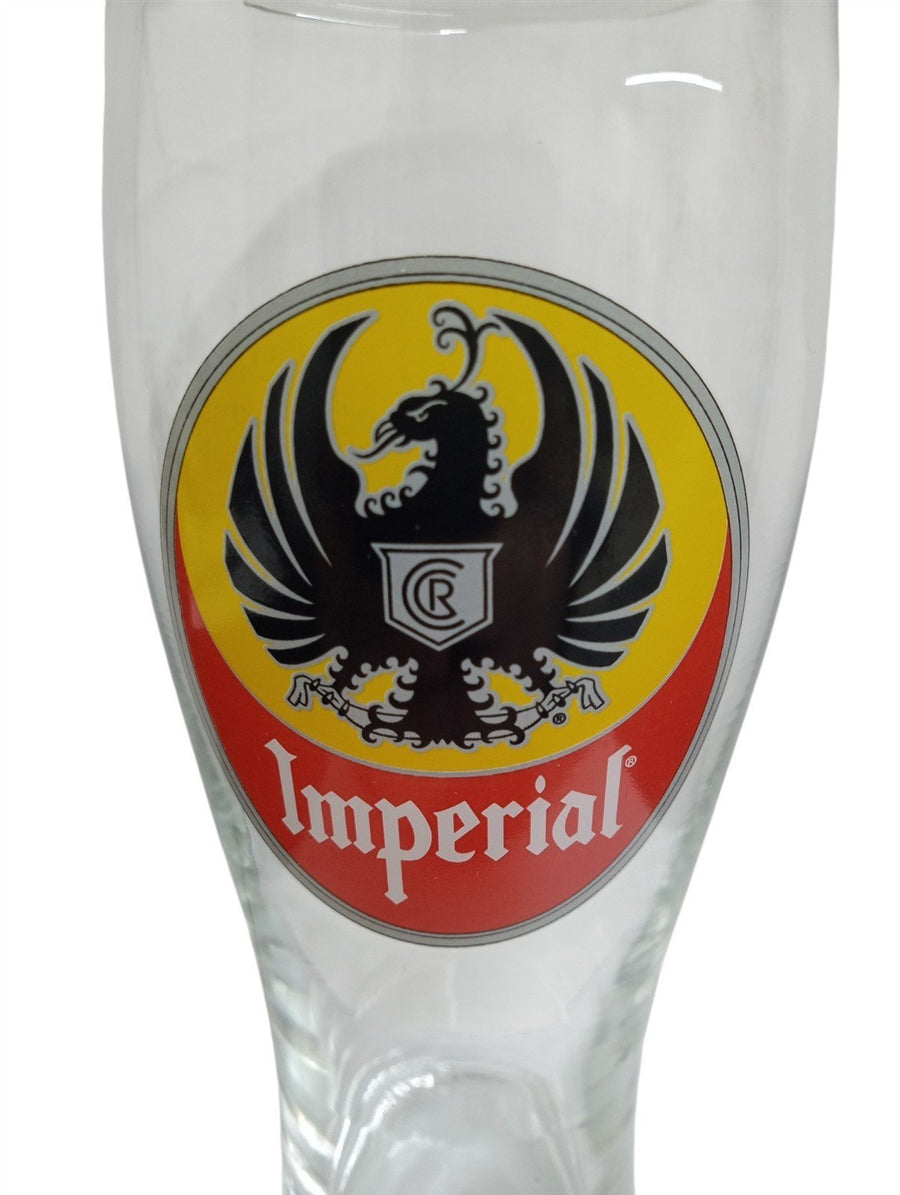 Imperial Cerveza Beer Glass Breweriana Glassware Vintage Collectible Drinkware