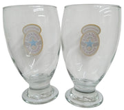 Newcastle Brown Ale Drinking Glasses Likely 1980s Breweriana Glassware