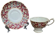 Royal Albert Royal Brocade Cup & Saucer Likely 1930s Vintage Collectible