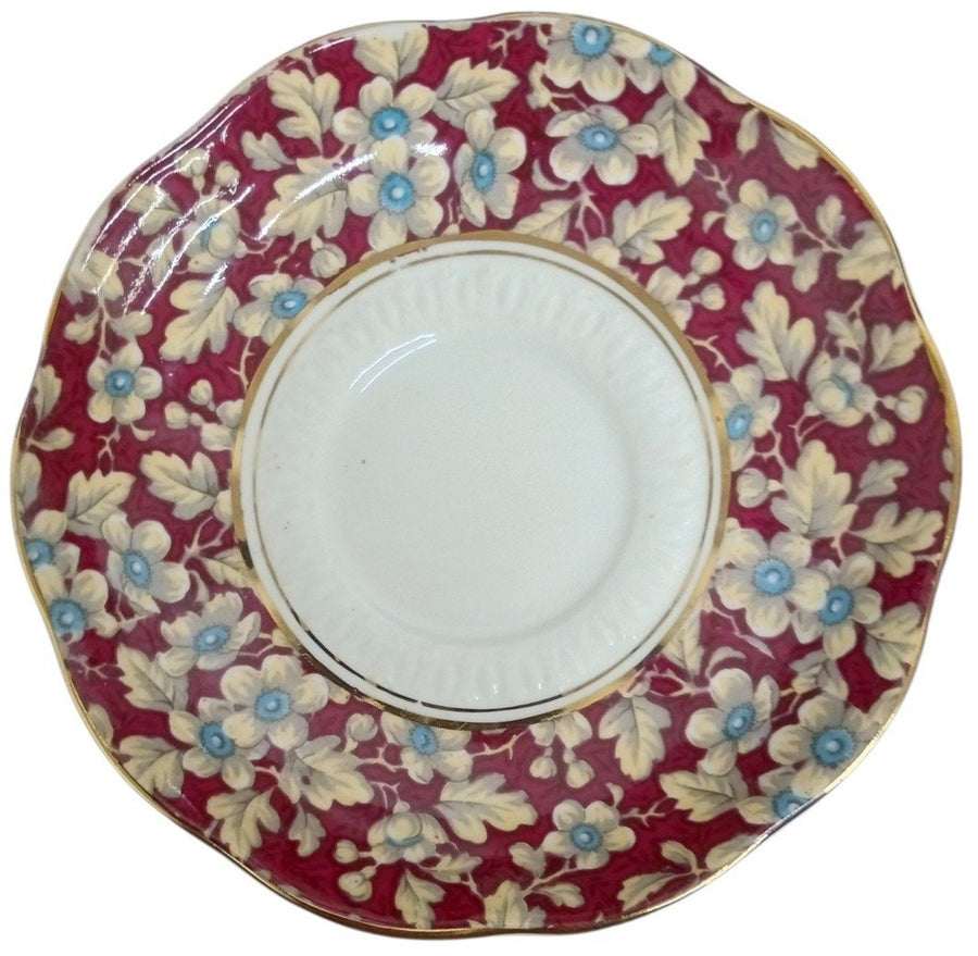 Royal Albert Royal Brocade Cup & Saucer Likely 1930s Vintage Collectible