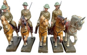Lineol Toy Soldier Set 36 Pc Made In Germany Likely 1960s Vintage Collectible