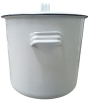 PicnicPlace White Enamel Drink Dispenser 5 Gallons Rustic Farmhouse Decorative