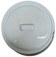 PicnicPlace White Enamel Drink Dispenser 5 Gallons Rustic Farmhouse Decorative